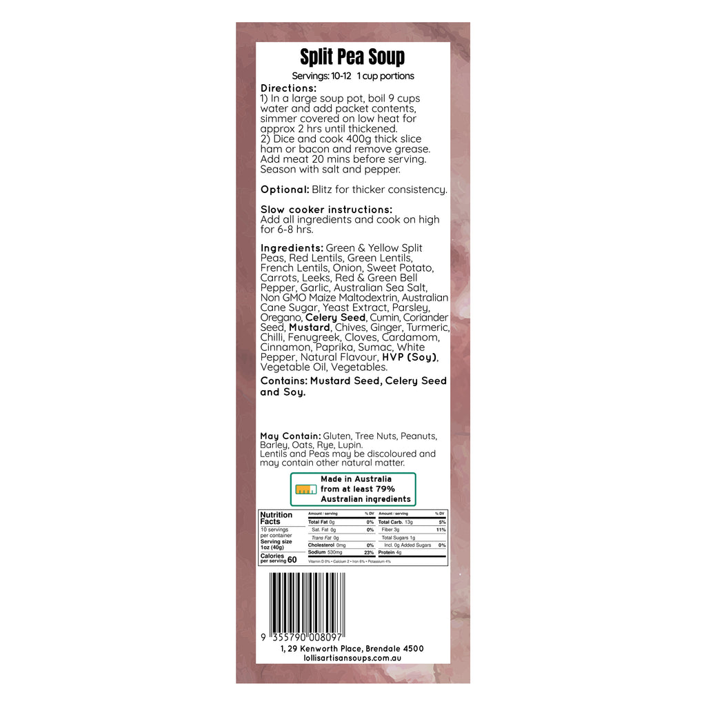 Split Pea Soup Mix - 400g