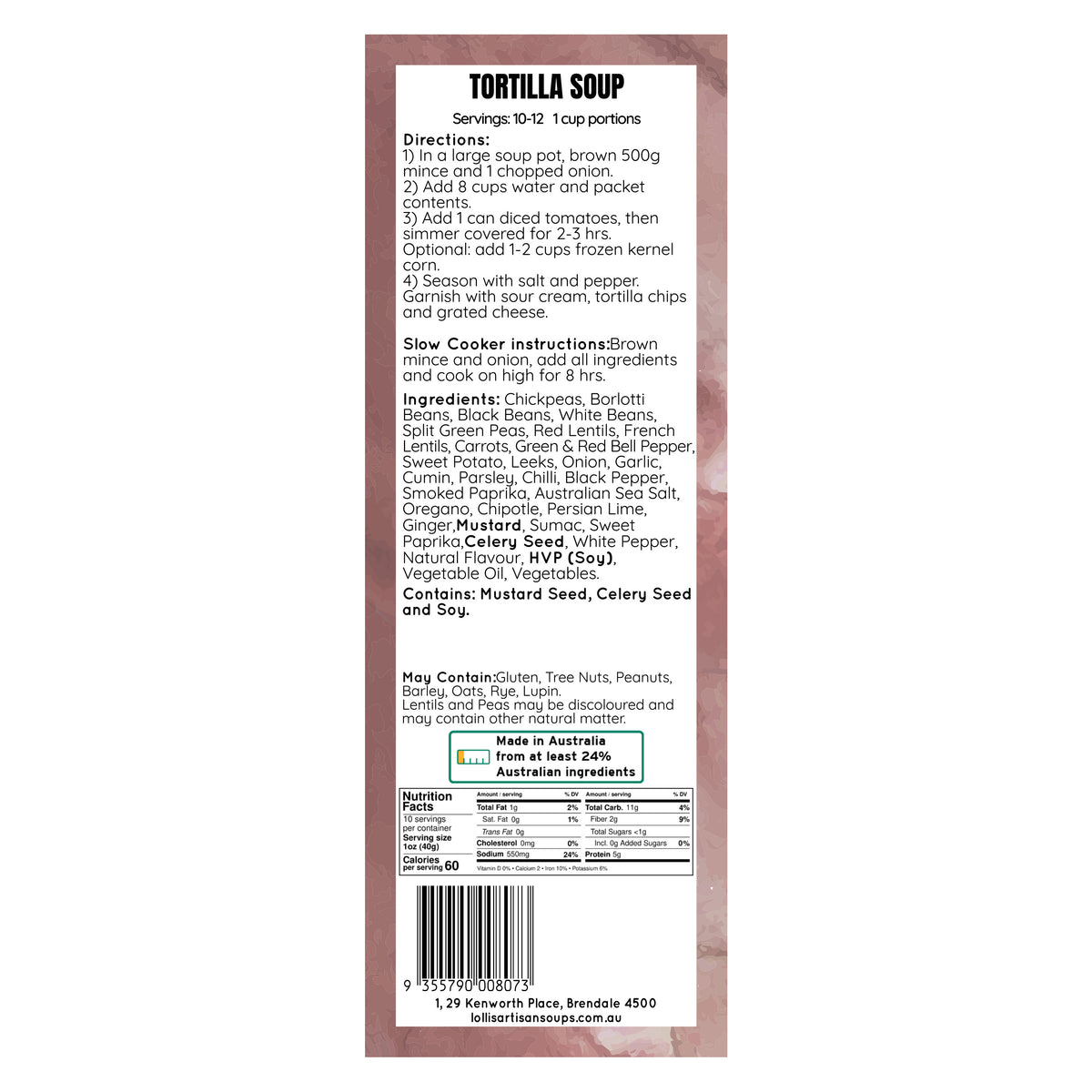 Tortilla Soup Mix - 400g